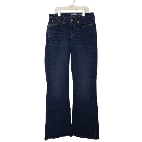 Levis Signature Curvy Boot Cut Dark Wash Size 4S - Picture 2 of 7